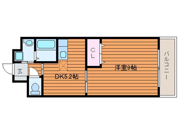 エヴァーグリーン　Ｎの物件間取画像